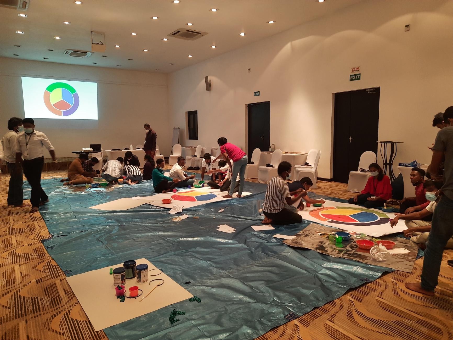Art, Storytelling and Intergenerational Dialogue:   Workshop with Professional Artists
